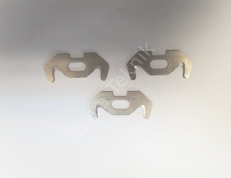 P0117U Çift Bıçaklı, P0107-2 Bıçak için Üst yedek Bıçak - Balık (10 Adet)