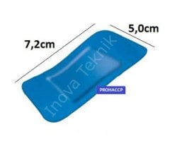 Algılanabilir Yara Bantları 7.2x5.0cm - 50 adet (P0344-2)