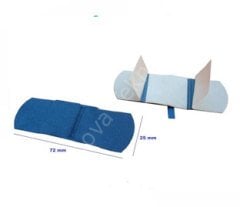 X-Ray ile Algılanabilir Yara Bandı 7.2x2.5cm 100 adet (P0395-2)