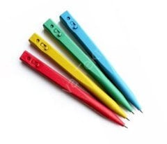 P0406 Algılanabilir Askısız Ucu Açılır - Kapanır Tükenmez Kalem - Yuvarlanmaz dayanıklı tasarım