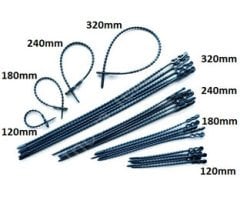 P0456-2 Algılanabilir Tekrar Kullanılabilir Kablo Bağı - 320 mm (100 adet)