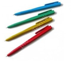 P0520 Algılanabilir Askılı Tek Parça Tükenmez Kalem - Yuvarlanmaz dayanıklı tasarım