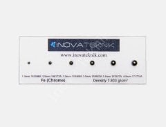 FE 2,0-3,0-4,0-5,0-6,0 MM Çoklu Test Kartı ve Sertifikası