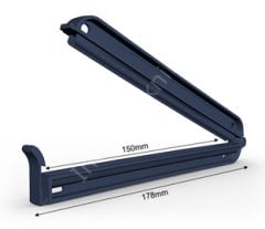 POM150-2 - Algılanabilir Plastik Klips Çubuk (Kapama Uzunluğu 15cm)