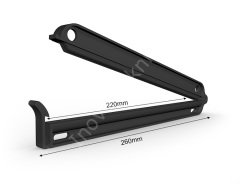 Plastik Klips Çubuk (Kapama Uzunluğu 22 cm) - PA220 Siyah