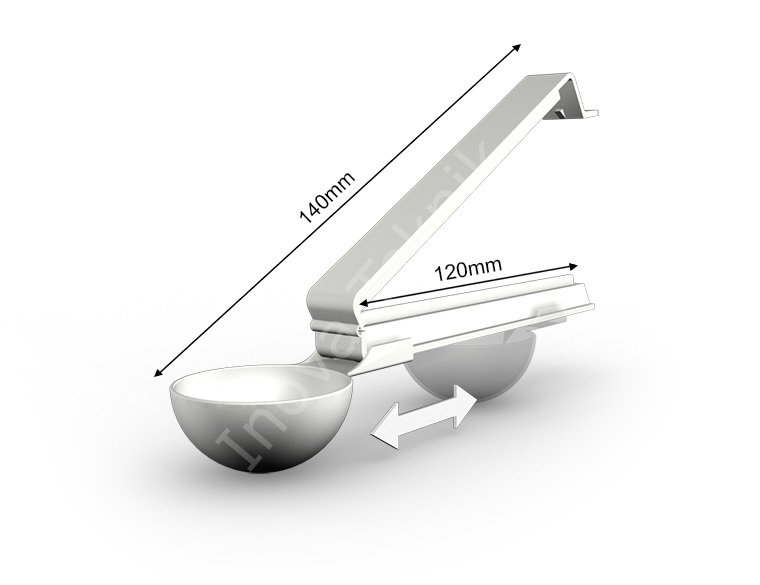 PP120-18-3-1 Kaşık 120 modeli için 18ml hacim