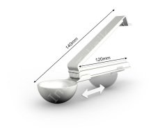 Klipsli Kahve Kaşığı 18ml hacim (PP120-18-6) Beyaz