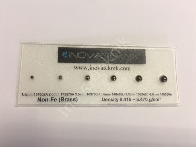 Glass 2-2,5-3-3,5-4-4,5 MM Algılanabilir Çoklu Test Kartı ve Sertifikası