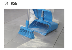 AR1083 Alüminyum Saplı Tekerlekli Faraş ve Saplı Özel Fırçası / Set Halinde