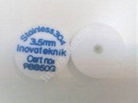 Metal Dedektörü Yuvarlak Test Çubuğu (SS)