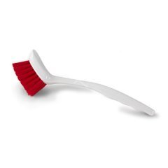 AR1004 Yuvarlak Uçlu Bulaşık Fırçası (235x40x50mm) Kırmızı - Orta