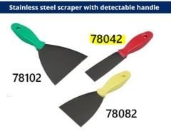 P78042 (2351) Algılanabilir Spatula Tipi Metal Kazıyıcı - 4cm