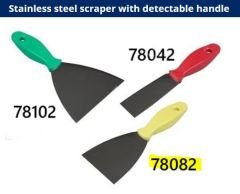P78082 (2355) Algılanabilir Spatula Tipi Metal Kazıyıcı - 8cm