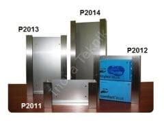 P2013 Paslanmaz Çelik Eldiven Kutu Taşıyıcı - 3 Kutu Kapasiteli