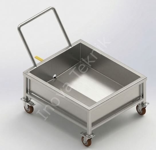 P0780 Paslanmaz Çelik Ürün Taşıma Arabası