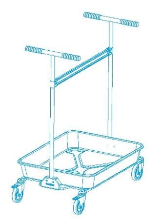 TP4000 ToolflexOne Düzenleme ve Temizlik Malzemeleri Taşıma Arabası