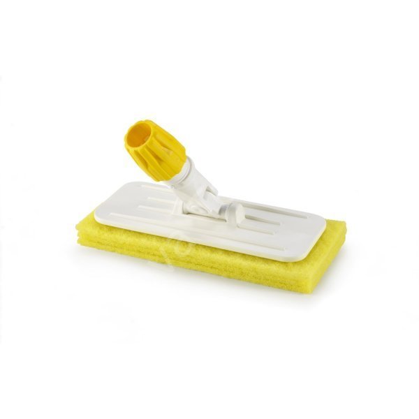 AR1029 Vidalı Tutamaçlı Sert Yüzey Temizleyici (250x120x90mm) Sarı - Orta