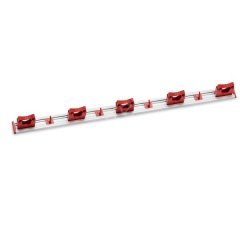 AR1049 Tools Duvar Tutucu 90cm (5 Tutamaç ve 4 Askı) (915x55x85mm) Kırmızı